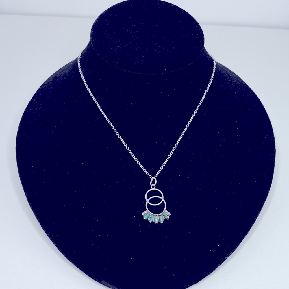 Sterling Silver & Turquoise Necklace